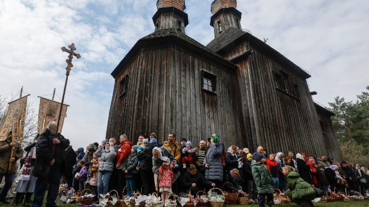 Orthodoxe Osterfeier in der Ukraine 