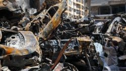 Beyrouth après les bombardements israéliens du 8 avril 