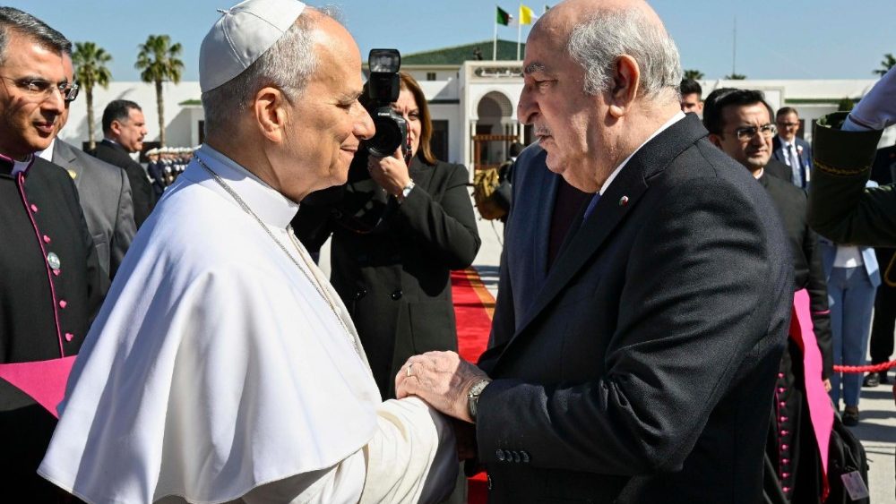 Le Pape et le président Tebboune, mercredi 15 avril.