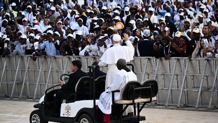 Le&atilde;o XIV sa&uacute;da os peregrinos em Muxima