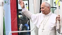 Léon XIV à Mongomo, Guinée éequatoriale