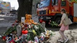 A Kyiv, nella capitale ucraina, il ricordo delle vittime della guerra
