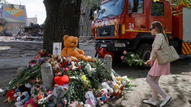 A Kyiv, nella capitale ucraina, il ricordo delle vittime della guerra