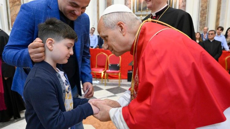Papa leo XIV yuko katika yao kama chombo cha faraja