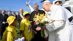Il papa ad Acerra, messa in cattedrale