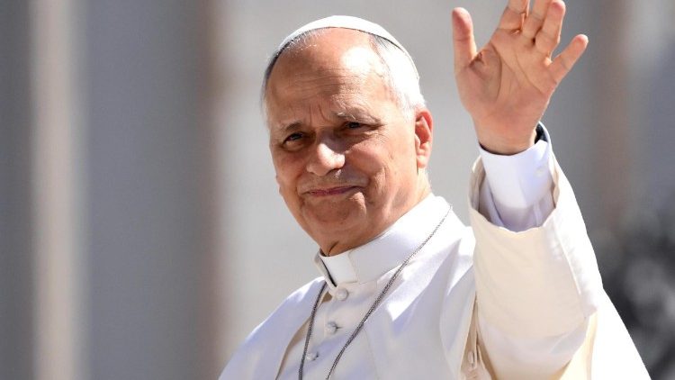 Papst Leo bei der Generalaudienz