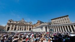 Pope Leo XIV leads Angelus prayer in St. Peter's Square