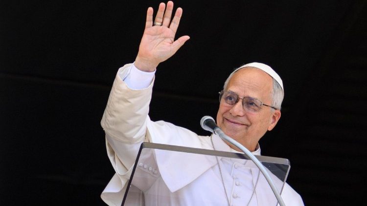 Påven Franciskus under Angelus 