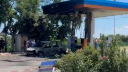 Stasiun pengisian bahan bakar di Amendolara, Provinsi Cosenza, tempat empat migran asal Pakistan dibakar hidup-hidup 