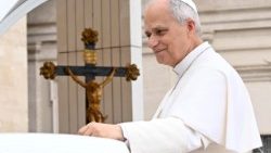 Papa Leon al XIV-lea, în Piața San Pietro, la audiența generală de miercuri, 17 iunie 2026