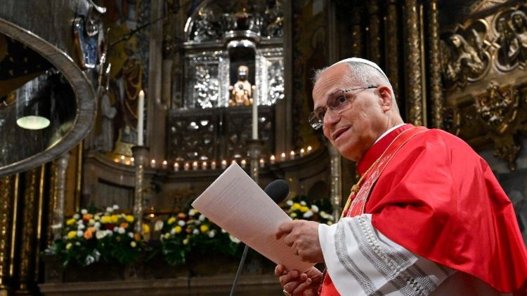 Le Pape lors de son intervention.