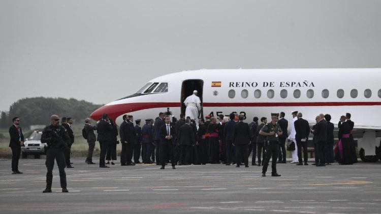 Pope Leo XIV departs from Spain in King Felipe's aircraft