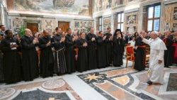 Pope Leo XIV meets with members of Reunion of Aid Agencies for the Oriental Churches