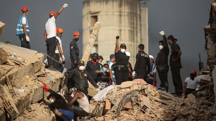 Rescue operations in Venezuela after the earthquakes