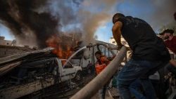 Several injured in Israeli airstrike in southern Gaza