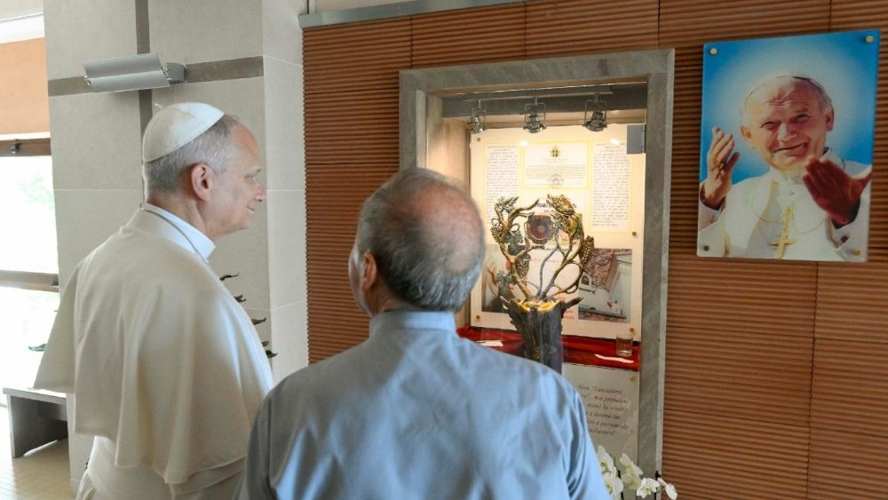 Il Papa oggi in visita al santuario di Vallepietra