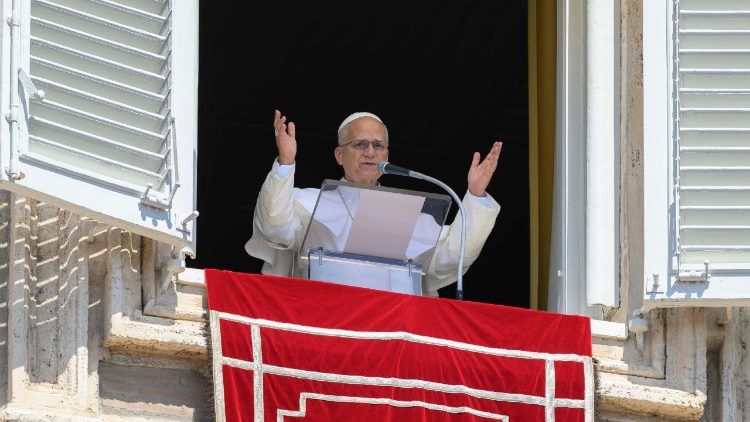 Pope Leo XIV leads Sunday Angelus prayer