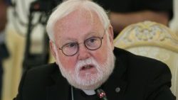 Арцыбіскуп Галахер падчас перамоў у МЗС Расіі