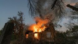 Attacco di droni russi a Kramatorsk, nella regione di Donetsk