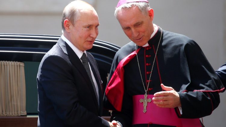 زيارة الرئيس بوتين إلى الفاتيكان في يوليو ٢٠١٩