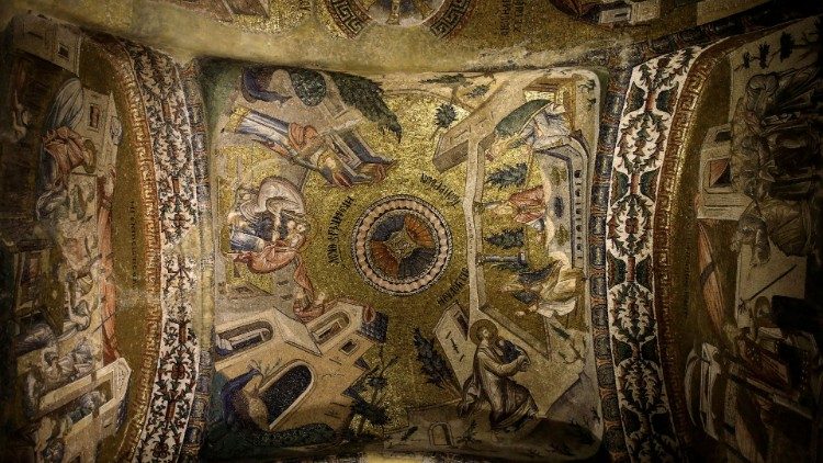 Mosaik in St. Salvator in Chora, Istanbul