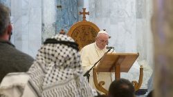 ईराक में प्रेरितिक यात्रा के दौरान संत पापा फ्राँसिस 