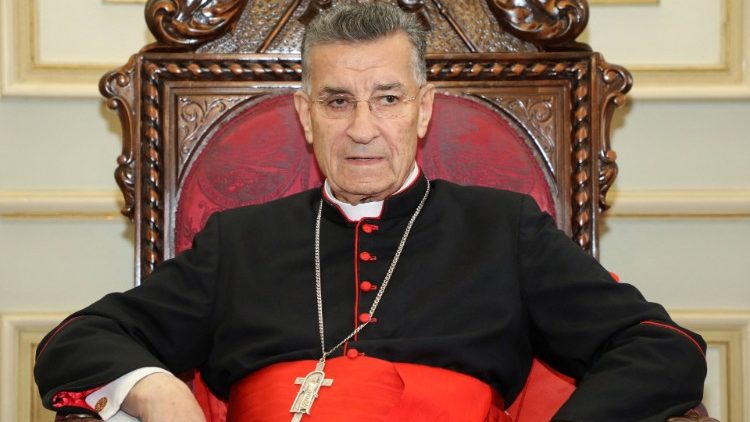 Der maronitische Patriarch, Kardinal Bechara Boutros Raï