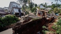 Indonesien wird häufig von Erdbeben heimgesucht - hier im November 2022