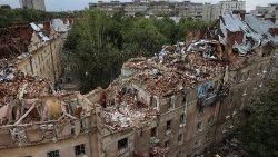 Efekty rosyjskiego ataku rakietowego na Lwów, 7 lipca 2023