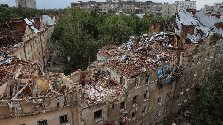 Efekty rosyjskiego ataku rakietowego na Lwów, 7 lipca 2023