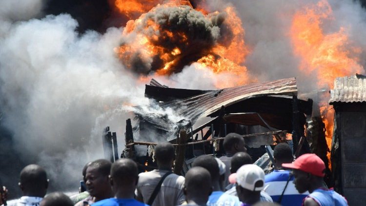 Пратэсты ў кенійскім горадзе Кісуму