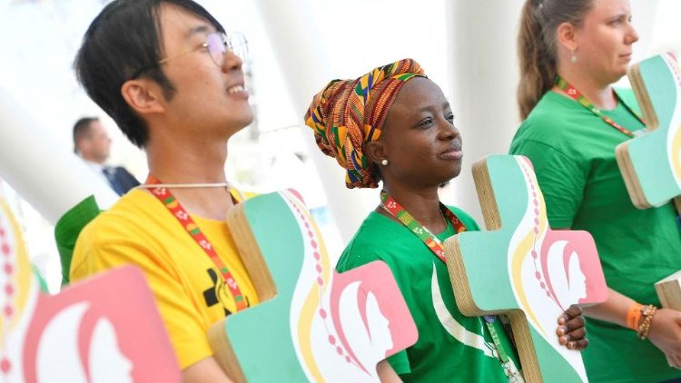 Jugendliche beim WJT in Lissabon