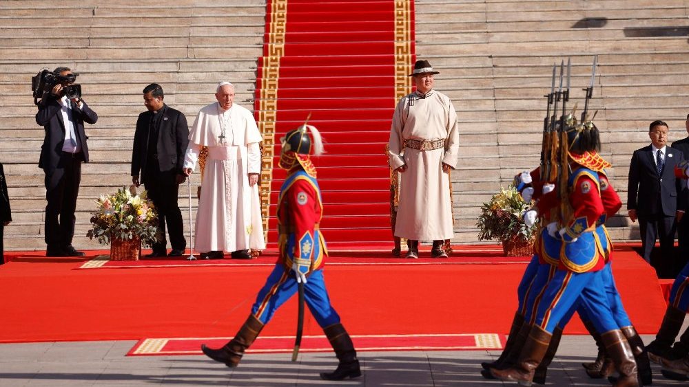Pope Francis visits Mongolia