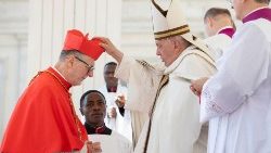 Mgr Gugerotti, lors du consistoire ordinaire du samedi 30 septembre 2023. 