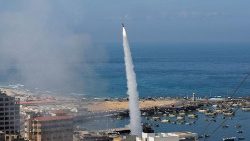 Mísseis disparados contra Israel a partir de Gaza 