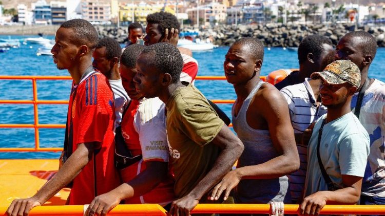 Migranti sulle coste europee