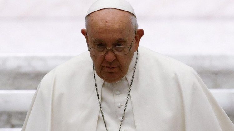 Pope Francis attends a meeting of General Congregation during the Synod of Bishops