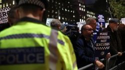 Antijüdische Gewalttaten nehmen in Europa rasant zu. Hier eine pro-jüdische Kundgebung zum Thema