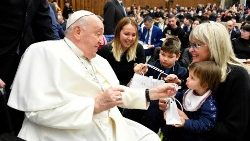 Pope Francis holds weekly audience at the Vatican