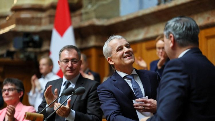 Glückwünsche im Bundeshaus