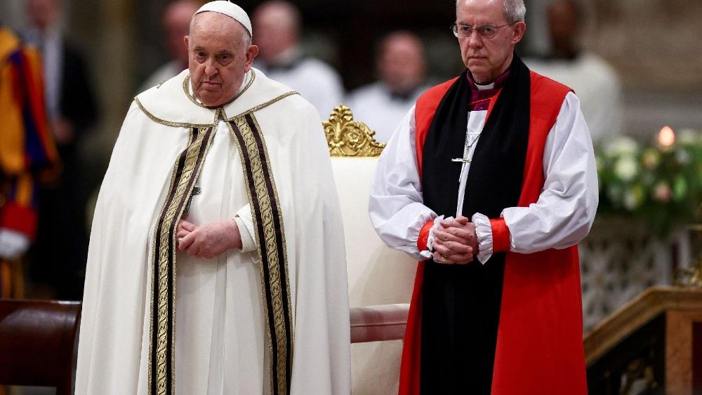 Малітва нешпараў у базіліцы святога Паўла за Мурамі