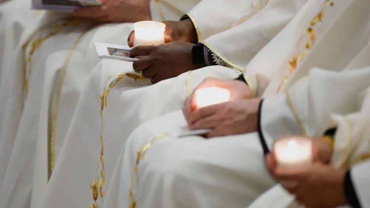 Pope Francis celebrates Mass for members of institutes of consecrated life and societies of apostolic life, at the Vatican