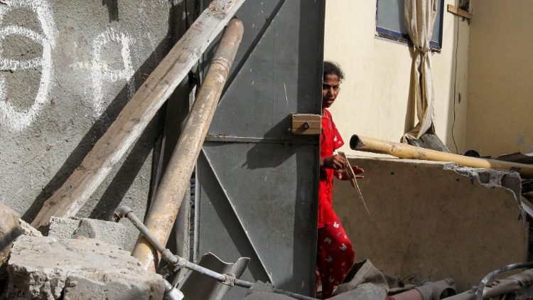 Case in macerie a Rafah