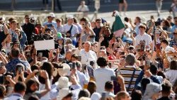 Papież Franciszek podczas audiencji ogólnej, 12 czerwca 2024 r.