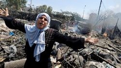 Ataque ao campo Al-Mawasi, na região de Khan Younis