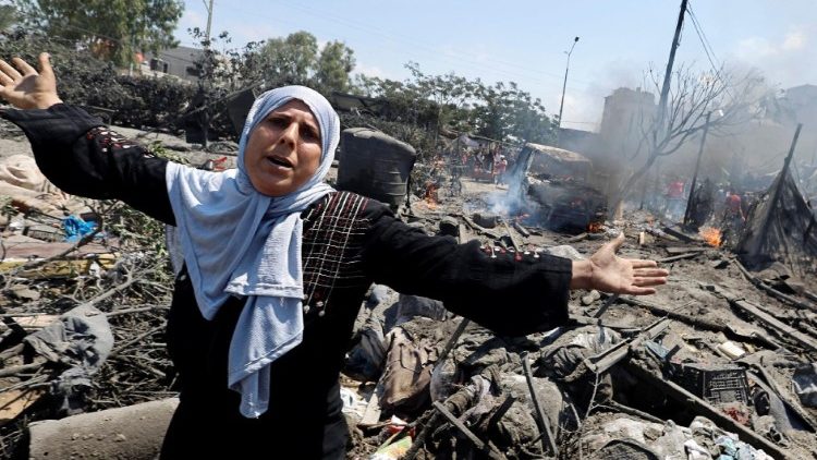 Ataque ao campo Al-Mawasi, na região de Khan Younis