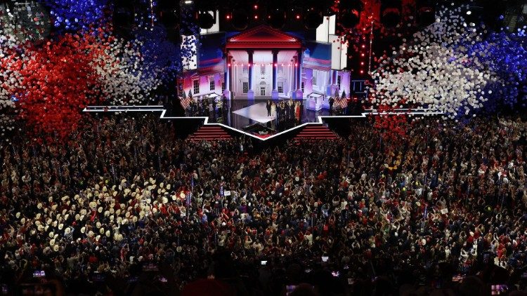 Ultimo giorno per la Convantion repubblicana n Milwaukee, Wisconsin