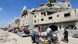 Los palestinos abandonan Jan Yunis tras una nueva orden de evacuación