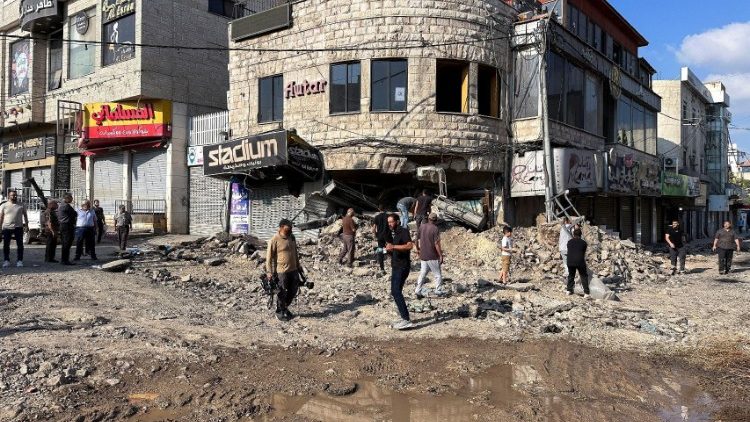Jenin dopo un attacco dell'esercito israeliano