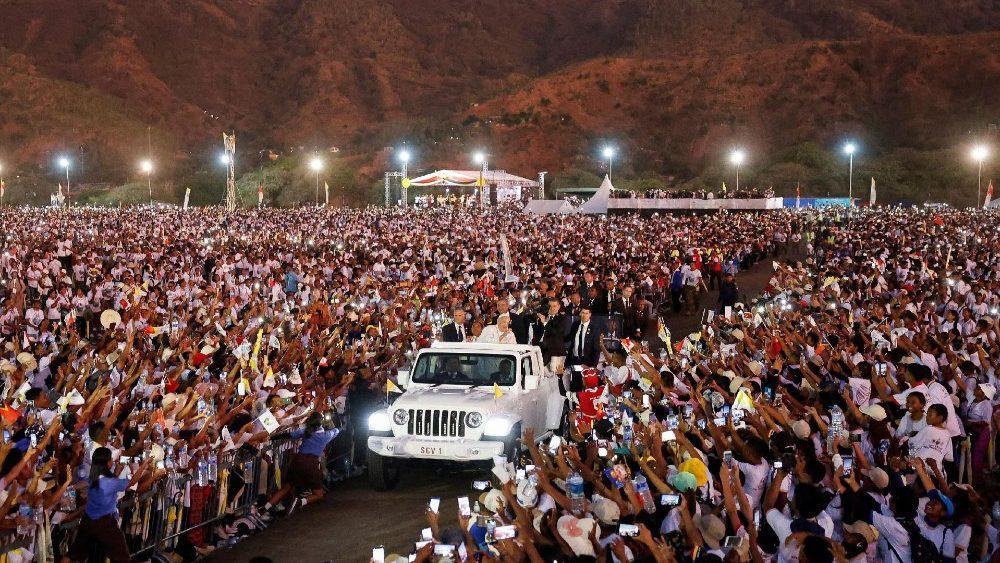 Pope Francis visits East Timor
